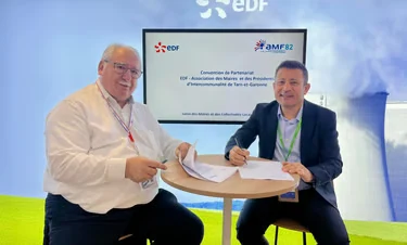 Signature de la convention AMF 82 / EDF